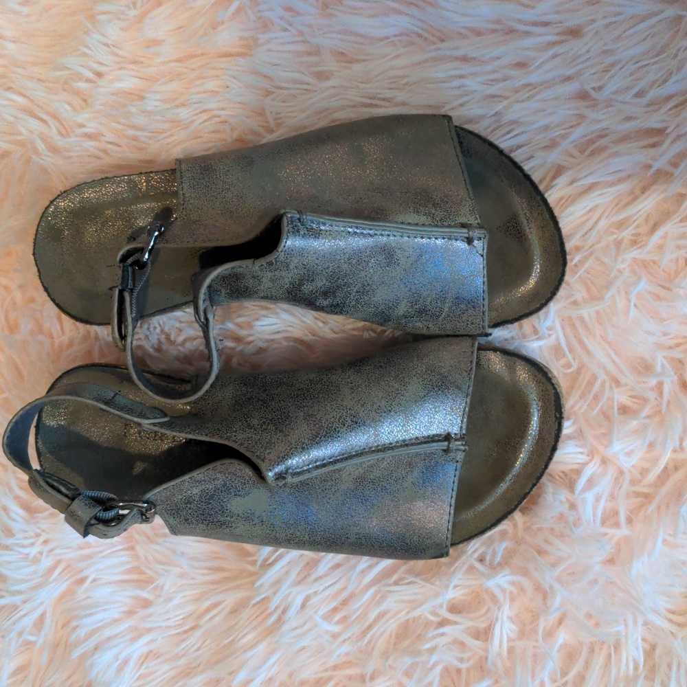 Pierre Dumas Sandals, Size 11, Girls, Silver
